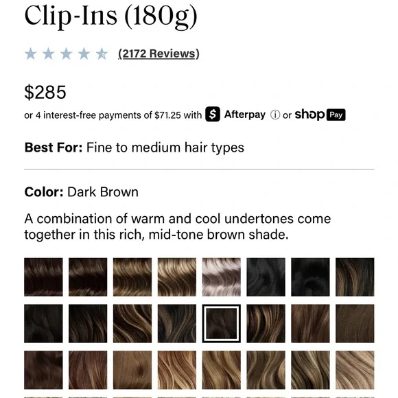 Seamless Dark Brown Hair Extensions